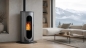 Preview: Pelletofen Haas+Sohn HSP 4.0-F3 – Keramik perl-grau – 2,7 bis 8,5 kW