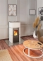 Preview: Pelletofen Haas+Sohn HSP 6 HELENA-C RLU – perl-anthrazit/Keramik anthrazit metallic gebürstet inkl. WLAN-Modul – 2,4 bis 8,3 kW