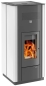 Preview: Pelletofen Haas+Sohn HSP 6 WT RLU wasserführend – perl-anthrazit/weiß inkl. WLAN-Modul – 3,2-10 (davon 6,8 kW Wasser) kW