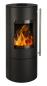 Preview: Kaminofen Haas+Sohn LUMO S – tief-schwarz – 5,5 kW