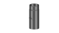 Preview: Rauchrohr 250mm Längenelement mit Drosselklappe  - 180 mm - schwarz