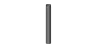 Preview: Rauchrohr 1000mm Längenelement - 120 mm - schwarz