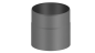 Preview: Rauchrohr 150mm Längenelement  - 120 mm - grau