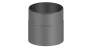 Preview: Rauchrohr 150mm Längenelement - 150 mm - grau