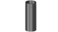 Preview: Rauchrohr 500mm Längenelement  - 130 mm - schwarz