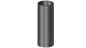 Preview: Rauchrohr 500mm Längenelement - 130 mm - schwarz