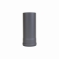 Preview: Pelletofenrohr 250mm Längenelement - 100 mm - gussgrau