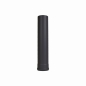 Preview: Pelletofenrohr 500mm Längenelement - 100 mm - schwarz