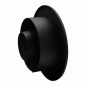 Preview: Pellet-Erweiterung mit Rosette 100 mm auf 150 mm - schwarz
