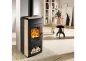 Preview: Kaminofen Haas + Sohn Montegrotto II easy - schwarz - Woodstone - 7kw