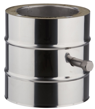 Preview: Rohr mit Messöffnung L=250mm - 150mm - doppelwandig - Professional 06