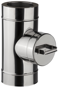 Reinigung rund mit Deckel (druckdicht) - 160mm - doppelwandig - Professional 06
