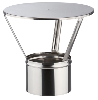 Preview: Regenhaube nachrüstbar - 250mm - doppelwandig - Professional 06