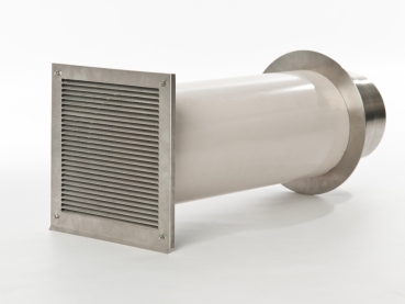 Verbrennungsluftsystem mit Einzelklappe und 150 mm Stutzen