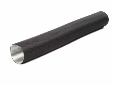Aluflexrohr 1500mm 2-lagig, Ø 100 mm, schwarz beschichtet
