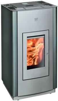 Pelletofen Haas+Sohn HSP 6 PELLETTO IV – perl-grau/perl-anthrazit inkl. WLAN-Modul – 2,4 bis 8,3 kW