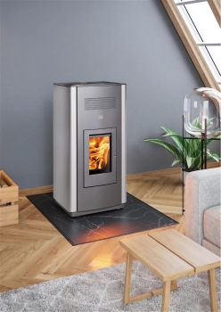 Preview: Pelletofen Haas+Sohn HSP 6 PELLETTO IV GRANDE – perl-anthrazit/perl-grau inkl. WLAN-Modul – 2,4 bis 8,3 kW