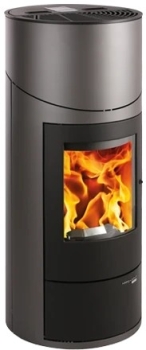 Pelletofen Haas+Sohn HSP 7 DIANA GRANDE-PLUS RLU – perl-grau mit Keramikverkleidung inkl. WLAN-Modul – 2,4 bis 8,2 kW