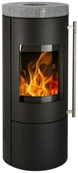 Kaminofen Haas+Sohn LUMO S – tief-schwarz – 5,5 kW