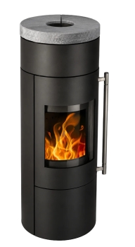Kaminofen Haas+Sohn LUMO T – tief-schwarz – 5,5 kW