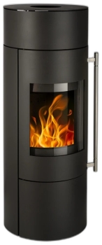 Kaminofen Haas+Sohn LUMO T – tief-schwarz – 5,5 kW