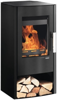 Kaminofen Haas+Sohn ROSENHEIM easy – Stahl tief-schwarz – 6 kW