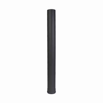 Pelletofenrohr 1000mm Längenelement - 100 mm - schwarz