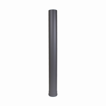 Pelletofenrohr 1000mm Längenelement - 100 mm - gussgrau