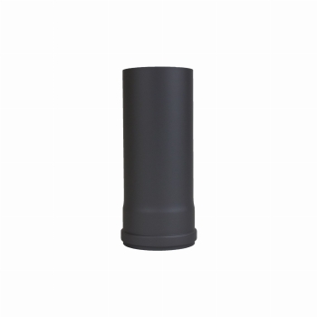 Pelletofenrohr 250mm Längenelement - 100 mm - schwarz