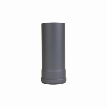 Pelletofenrohr 250mm Längenelement - 100 mm - gussgrau