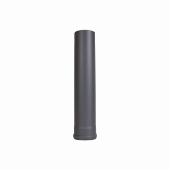 Pelletofenrohr 500mm Längenelement - 100 mm - gussgrau