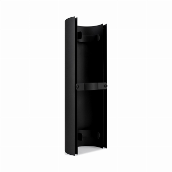 Pelletofenrohr Thermoschild 460 mm (Strahlungsschutz) - 80 mm - schwarz