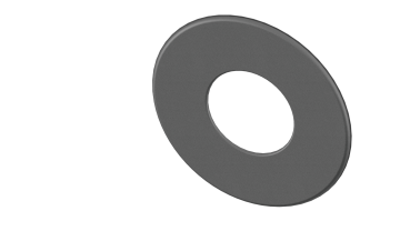 Preview: Wandrosette 90mm breiter Rand  - 200 mm - grau