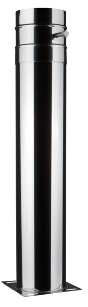 Fußteil mit Ablauf 1000mm kürzbar - 250mm - doppelwandig - Professional 06