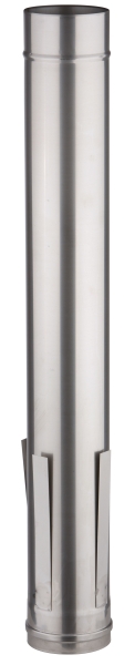 Längenelement 1000mm mit Abstandhalter - 113mm - einwandig - EW Professional 06