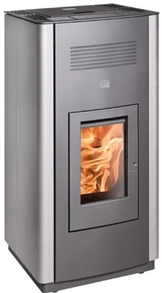 Pelletofen Haas+Sohn HSP 6 PELLETTO IV GRANDE – perl-anthrazit/perl-grau inkl. WLAN-Modul – 2,4 bis 8,3 kW