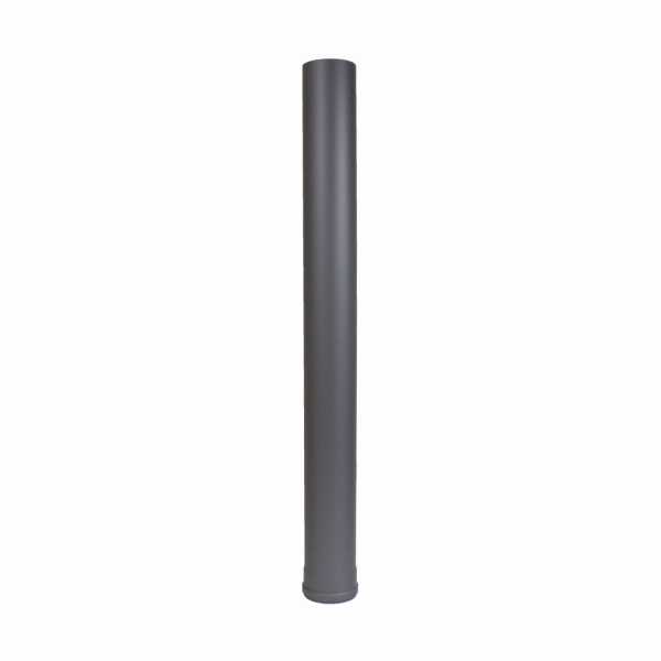 Pelletofenrohr 1000mm Längenelement - 100 mm - gussgrau