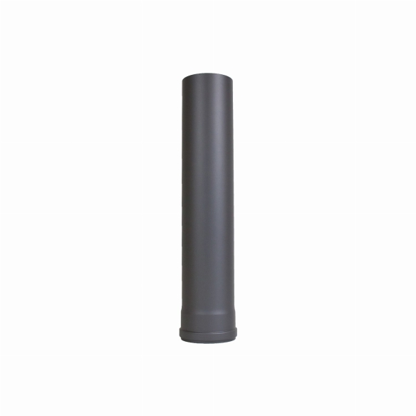 Pelletofenrohr 500mm Längenelement - 100 mm - gussgrau
