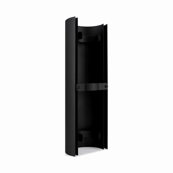 Pelletofenrohr Thermoschild 460 mm (Strahlungsschutz) - 80 mm - schwarz