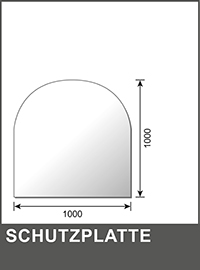 Funkenschutzplatte